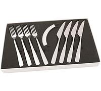 Hardanger Contemporary Tuva Steak Set, Steel, Silver, 8-Piece