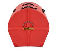Hardcase 20 Bass Drum Case with Wheels Red