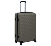 Hardcase Trolley Anthracite ABS 76x48x28cm Fabric Lined 360° Wheels SecurityLock