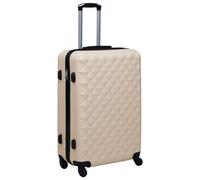Hardcase Trolley Gold ABS Practical Travel Luggage Bag Suitcase Set vidaXL
