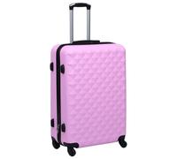 Hardcase Trolley Pink ABS With Security Lock Travel Luggage Suitcase vidaXL