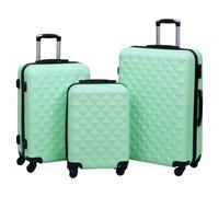 Hardcase trolley set 3-piece Mint ABS 36x22x55/41x24x66/48x28x76 cm w/locks