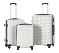 Hardcase Trolley Set 3pcs Silver ABS 36x22x55/41x24x66/48x28x76cm LightweightXL