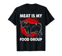 Hardcore Carnivore Meat is My Food Group Beef T-Shirt