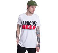 Hardcore Help Foundation - Logo White - T-Shirt - white - XXL - 100% Cotton,Jersey XXL