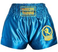 Hardcore Training Classic Muay Thai Fight Shorts Mens Black White Blue Red Camo Kick Boxing MMA Combat Sport Sparring Trunks