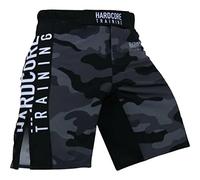 Hardcore Training Fight Shorts Men's Night Camo Boxing MMA Combat BJJ Grappling Fitness Muay Thai Kickboxing No Gi