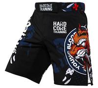 Hardcore Training Fight Shorts Men's Tiger Fury Boxing MMA Combat BJJ Grappling Fitness Muay Thai Kickboxing No Gi