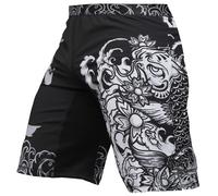 Hardcore Training Recruit Fight Shorts Men's Boxing MMA Combat BJJ Grappling Fitness Muay Thai Kickboxing No Gi