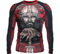 Hardcore Training Viking 3.0 Men's Rash Guard Compression Shirt Long Sleeve MMA No-Gi Tight BJJ Grappling Base Layer Fitness