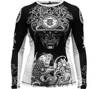 Hardcore Training Women Rash Guard Long Sleeve Compression Base Layer Tight Fitness Yoga Running Gym Workout Black White
