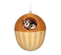 HardcorePet Sugar Glider Hammock, Acorn Shaped Bird Bed with Supporting Cotton nest, Universal in All Seasons, Suitable for Rats, Chipmunks, Squirrels and Parrots.