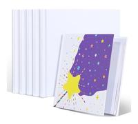 Hardcover Blank Book,100GSM White Blank Books for Kids to Write Stories,40 Pages 5x5 Inch Blank Page Journal Make Your Own Book Ideal for Teens Reading Writing Drawing Guestbook (6, White-5*5inch)