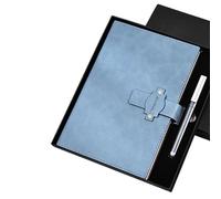 Hardcover Notebook 224 Pages Wide Lined Leather Journal Notebook Business Notepads for Journaling Note Taking Writing Leather Journals for Women with Pen