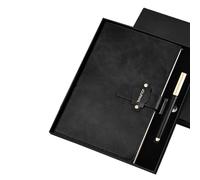Hardcover Notebook 224 Pages Wide Lined Leather Journal Notebook Business Notepads For Journaling Note Taking Writing Daily Planner
