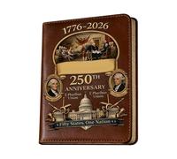 Hardcover Notebook | Hardcover 250th Commemorative - 1776-2026 U.S. Independence Notebook | for School Classroom Event Celebration Party Teachers Students