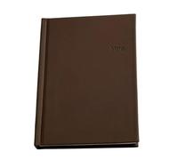 Hardcover Planner Notebook 14.8x10cm with Calendar and Inspiration Section for Students Adult Daily Journaling Planning PU Leather Notebook