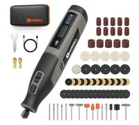 HARDELL Cordless Rotary Tool, 4000mAh Long-Lasting Battery, 6 Variable Speeds 8000-28000RPM, Fast Charging Rotary Tool Kit with 80 Accessories for Cutting, Polishing, Drilling, Carving, DIY Crafts