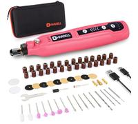 HARDELL Cordless Rotary Tool Kit with 69 Accessories - 5-Speed Mini Power Tool, USB Rechargeable for Drilling, Sanding, Polishing, Engraving (DIY & Crafts)