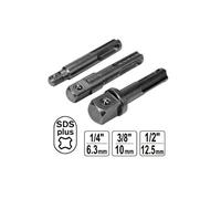 Harden 550743, Sds Plus Socket Adaptor Set 3 Pcs, 1/2", 3/8", 1/4"