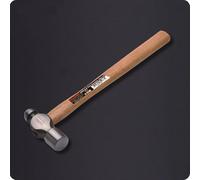 Harden Ball Pein Hammer, 450g, Oak Wood Handle, Fine Grain Hardened Steel Head