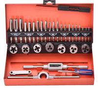 HARDEN Hand tap and Dies Set 32 pcs, Metric, M3-M12 3 Stage Tapping (HAR 61453)