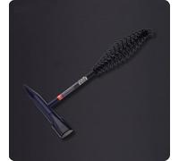 Harden Professional Chipping Hammer, 500g, Spring Handle Design with Vibration Reduction, for Welding Slag and Rust Removal