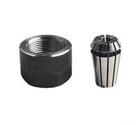 Hardened Spring Steel ER11 Chucks with Essential Nut Components for Superior Machining (4mm)