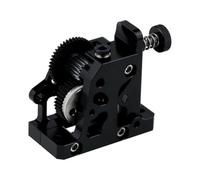 Hardened Steel Aluminum 15kg Extruder for Alloy Push - ±0. Pla/abs/petg Accuracy Front Shell Kit Dual-Drive 03mm CNC-machined(Black)