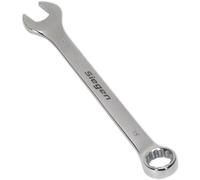 Hardened Steel Combination Spanner - 19mm - Polished Chrome Vanadium Wrench