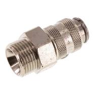 Hardened steel DN 5 Air Coupling Socket G 3/8 inch Male