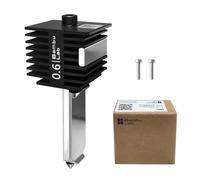 Hardened Steel Hotend Kit for Official Bambu Lab A1/A1 mini with 0.6mm Harden Steel Nozzle,Heating Block Replacement All Metal Extruder Hotend for 3D Printer Accessories