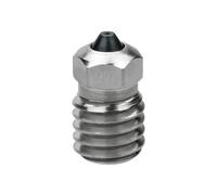 Hardened Steel Nozzle 0.2mm/.4mm/.6mm/.8mm Superiored Wear Resistance for Various Filaments for P1 Printers Bimetal Hardened Steel Nozzle