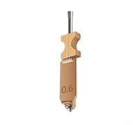 Hardened Steel Nozzle for Flashforge AD5X, Quick Release Assembly, For 300C High Temp, Tool-Free Replacement, 0.25/0.4/0.6/0.8mm(0.6mm)