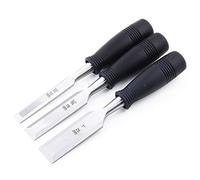 Hardened Steel Wood Chisel(1/2,3/4,1") Bevel Edge Wood Carving Chisel Set for Woodcarving, Carpentry, Sculpting, Framing