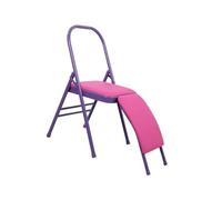 Hardened Thick Yoga Folding Chair with Lumbar Support Versatile Yoga Auxiliary Chair for Home Office Events & Dining (Color 3)