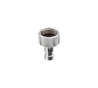 Harder & Steenbeck 104064 Plug in Nipple ND 2.7mm G1/8" Female, Chrome, for CR Plus, Hansa