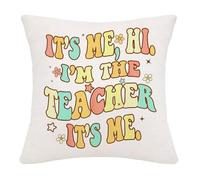 Hardeson Teacher Cushion Covers Gifts Album Inspired Song Lyric Pillowcases TS Merchandise Merch Music Lovers Fans Stuff Thank You Leaving Gifts for Women Men Teacher