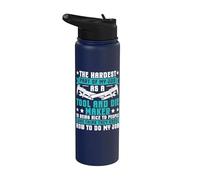 Hardest Part - Being Nice - Tool & Die Maker Stainless Steel Insulated Water Bottle