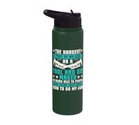 Hardest Part - Being Nice - Tool & Die Maker Stainless Steel Insulated Water Bottle