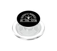 Hardest Worker in the Gym Texas Steer Icon PopSockets PopGrip for MagSafe