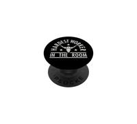 Hardest Worker in the Room Texas Steer Icon PopSockets Adhesive PopGrip
