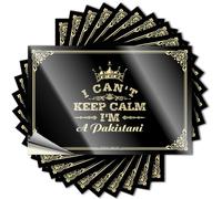 Hardhat Stickers and Decals I Can't Keep Calm I'm A Pakistani Stickers Funny Bumper Sticker Hardhat Stickers and Decals(6X9CM)