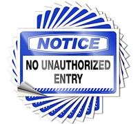 Hardhat Stickers and Decals Notice No Unauthorized Entry Stickers 10 Pcs Funny Bumper Stickers Halloween Car Stickers(6X9CM)