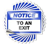 Hardhat Stickers and Decals Notice to an Exit Stickers 10 Pcs Funny Car Stickers and Decals Car Stickers and Dec(8X12CM)