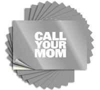 Hardhat Stickers and Decals Reach Out: Call Your Mom Today! Stickers 10Pcs Man Cave Bar Family Car Stickers(12X18CM)