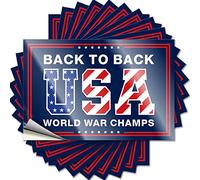 Hardhat Stickers and Decals World War Champs Funny Sticker 10 Pcs Kawaii Car Stickers Funny Bumper Sticker(8X12CM)