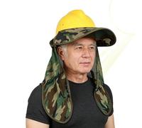 Hardhat Sun Shade - Breathable UV Proof Adjustable Mesh, Hardhat Shade Neck Cover - for Summer Construction Sites Outdoor Work Cycling Fishing Walking