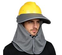 Hardhat Visor Adjustable Breathable UV Adjustable Proof Mesh