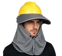 Hardhat Visor Adjustable Breathable UV Adjustable Proof Mesh